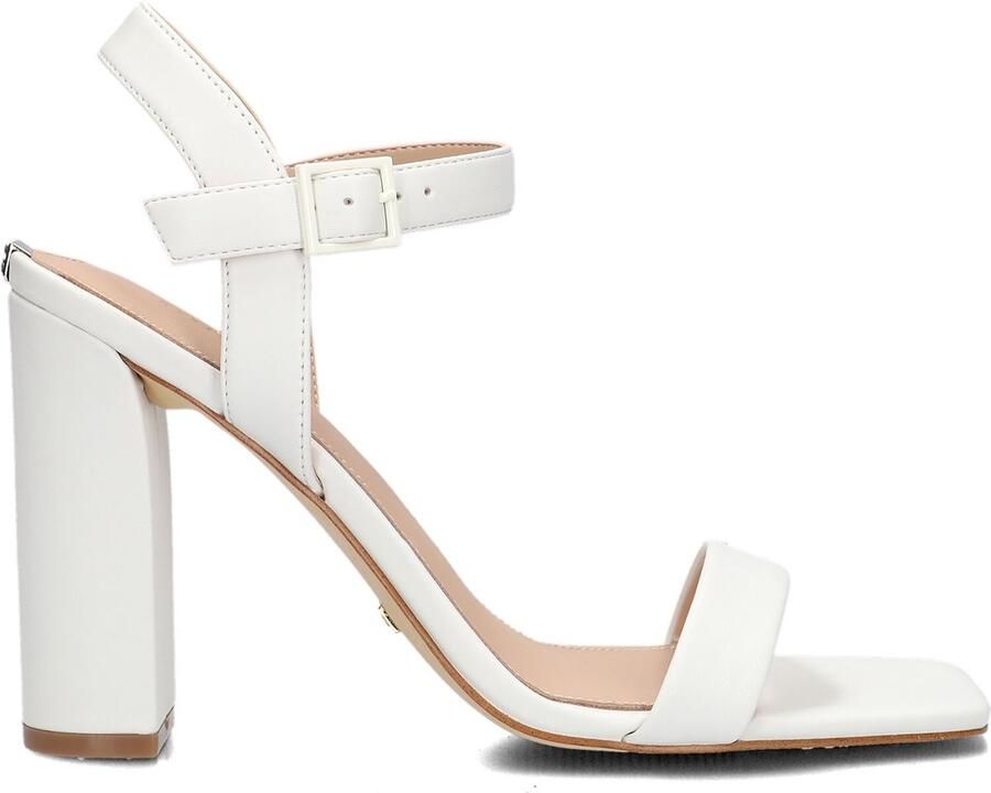 GUESS Alibi Witte Dames Sandalen op Blokhak Comfort en Stijl voor Modebewuste Vrouwen - Foto 4