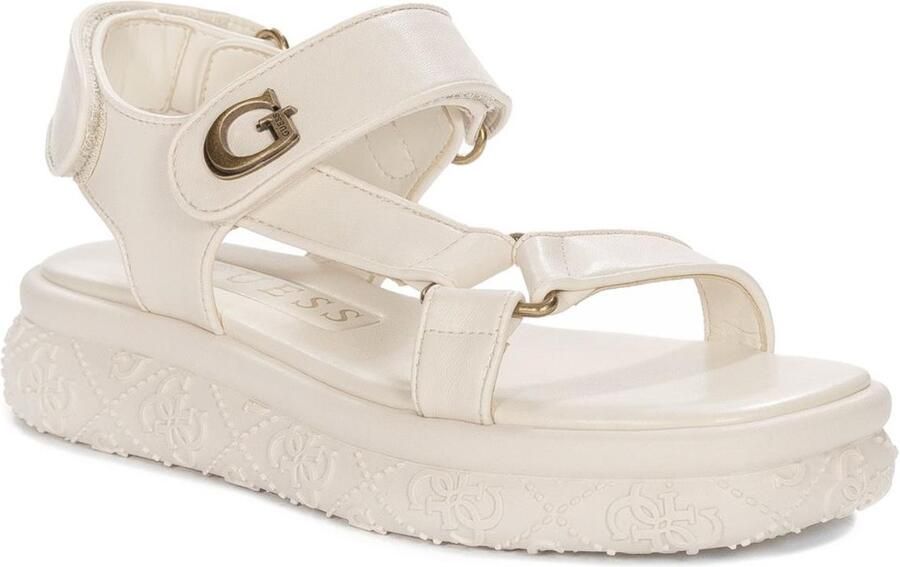 GUESS Alibi Vrouwen Platform Sandalen Beige FLJLANELE03-CREAM - Foto 1