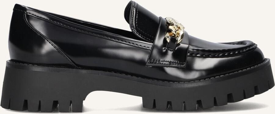 Guess Zwarte Effen Instap Rubberen Schoenen Black Dames - Foto 3