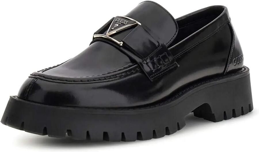 Guess Loafers van echt leer model 'Gorizia'