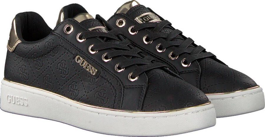 Guess Zwarte Bekie Active Lady Sneakers met reliëf Black Dames - Foto 9
