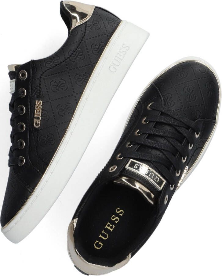 Guess Zwarte Bekie Active Lady Sneakers met reliëf Black Dames - Foto 4