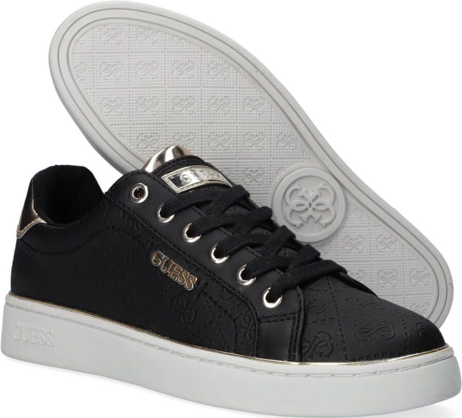 Guess Zwarte Bekie Active Lady Sneakers met reliëf Black Dames - Foto 3