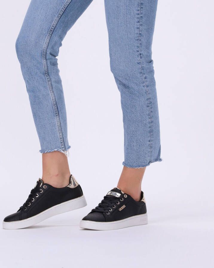 Guess Zwarte Bekie Active Lady Sneakers met reliëf Black Dames - Foto 5