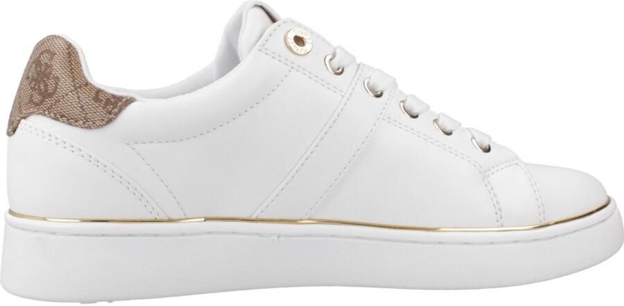 GUESS Sneakers laag 'BRITZ' cappuccino goud wit