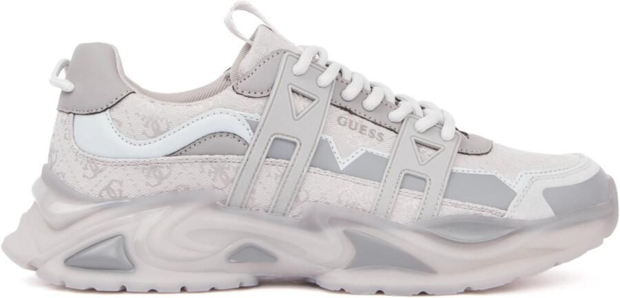 GUESS belluno low fmjbel lea12 beige orange