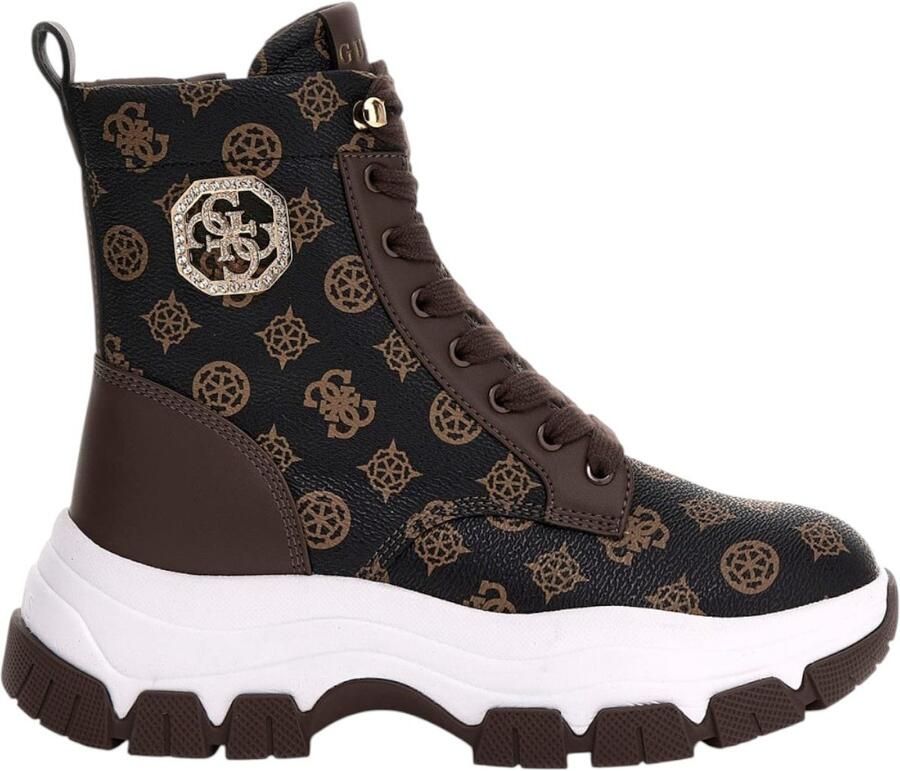 GUESS Dames Sneakers Bruin FLFBNZFAL12 Brown Benzon