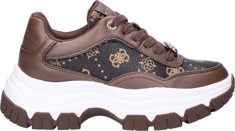 GUESS Sneakers laag 'Berrett2' bruin zwart