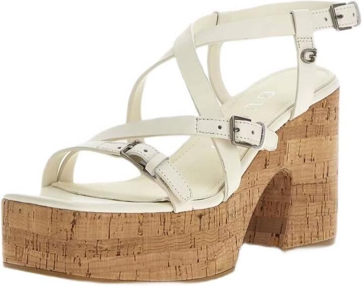 Guess Verhoog je stijl met hoge hak sandalen Beige Dames