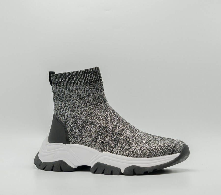 Guess Dames hardloopschoen met sok Zwart Dames - Foto 3