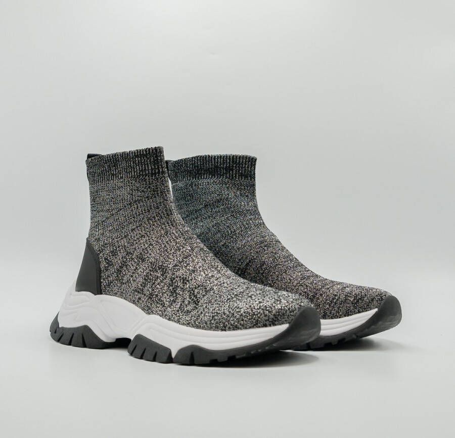 Guess Dames hardloopschoen met sok Black Dames