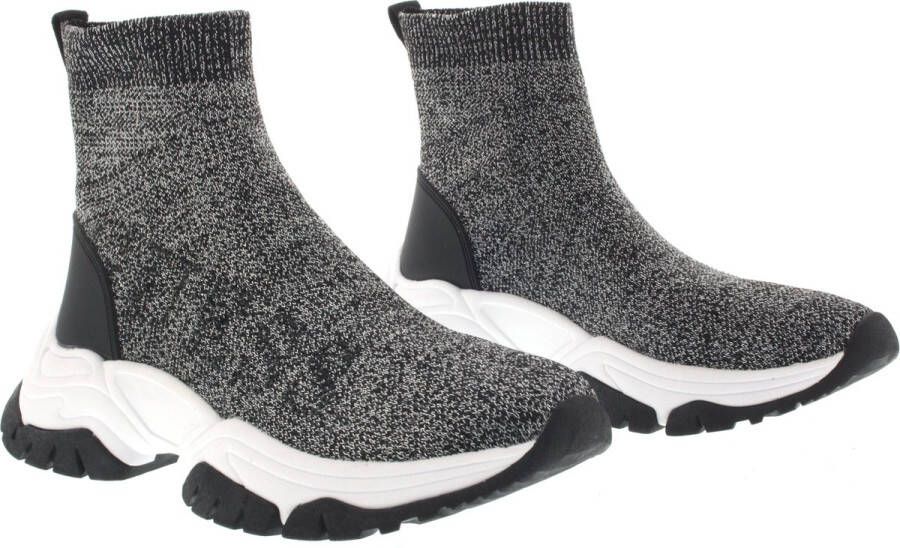 Guess Dames hardloopschoen met sok Zwart Dames - Foto 9