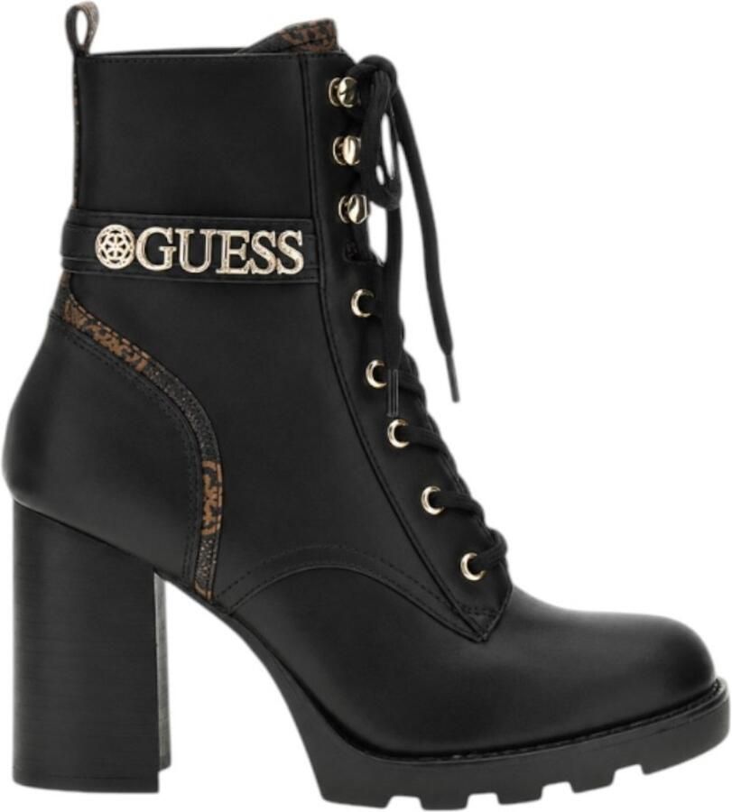 GUESS Dames Laars Zwart FLFNEEELE10 BLKBR Neela