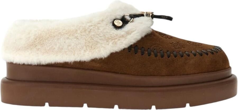 GUESS Dames Mocassin Bruin FLFKEYLEA19 TAN Kendry