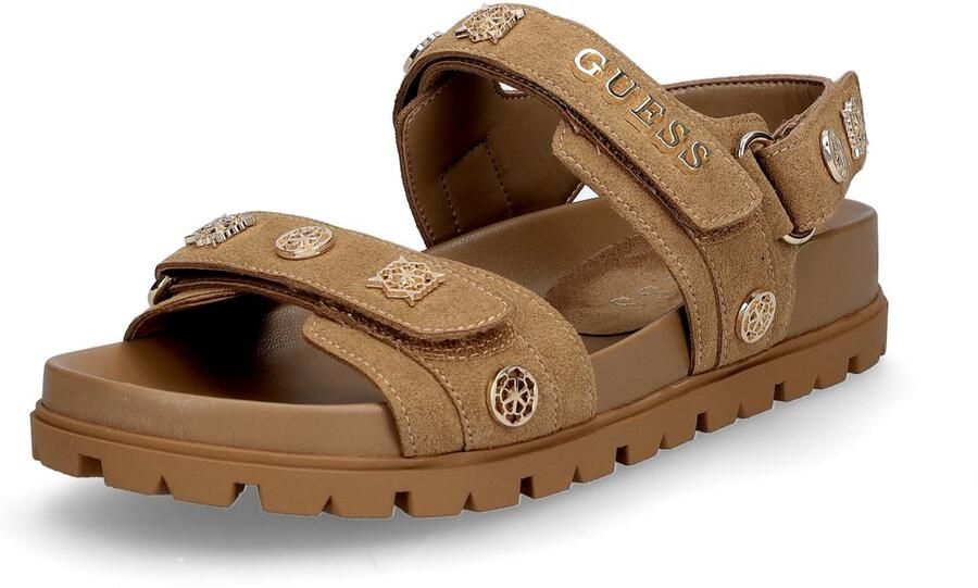 GUESS dames sandalen Florizi bruin