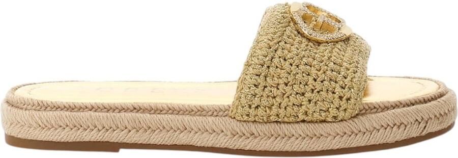 GUESS Dames Slipper Goud FLJKLI-FAB03 GOLD Kaylis