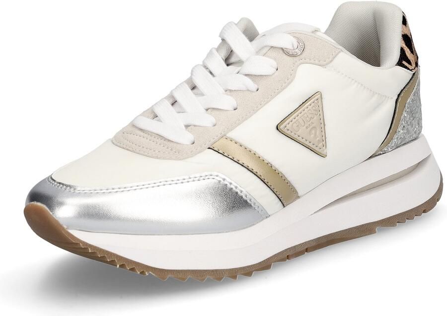 GUESS Dames Sneaker Eagar2 offwhite leo