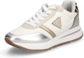GUESS Sneakers laag 'EAGAR2' camel taupe zilver offwhite - Beige