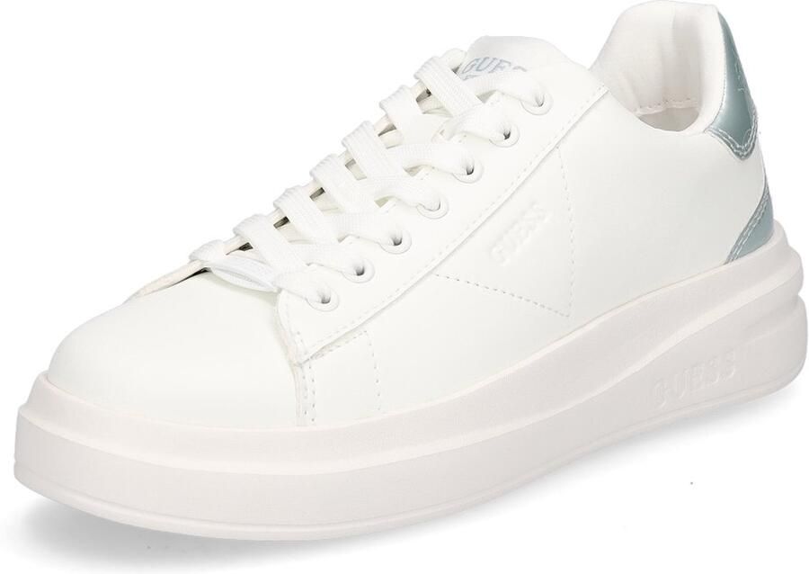 GUESS dames sneaker Elbina wit metallic