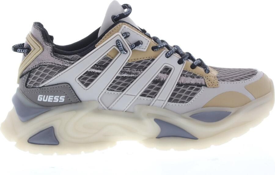 Guess Grijze Lage Sneakers Belluna Stijl Gray Dames