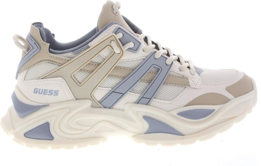 Guess Belluna Lage Sneakers Beige Grijs Bruin Beige Dames - Foto 3