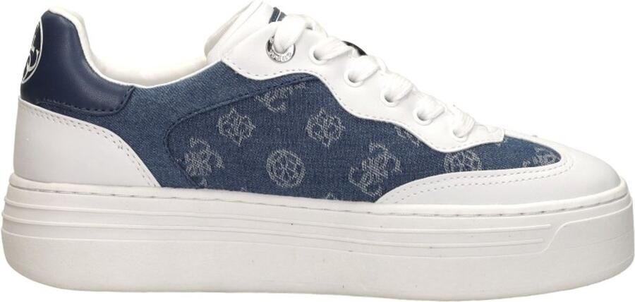 GUESS Dames Sneakers Swole2 Denim Blue Jeansblauw