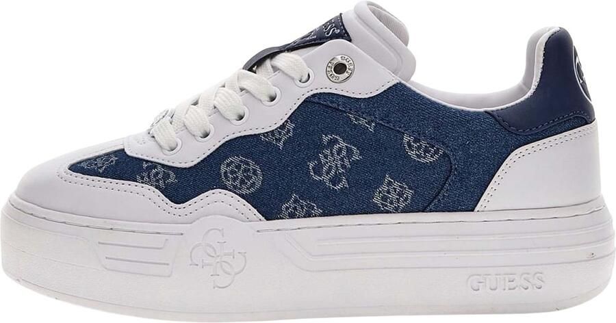 GUESS Dames Sneakers Swole2 Denim Blue Jeansblauw