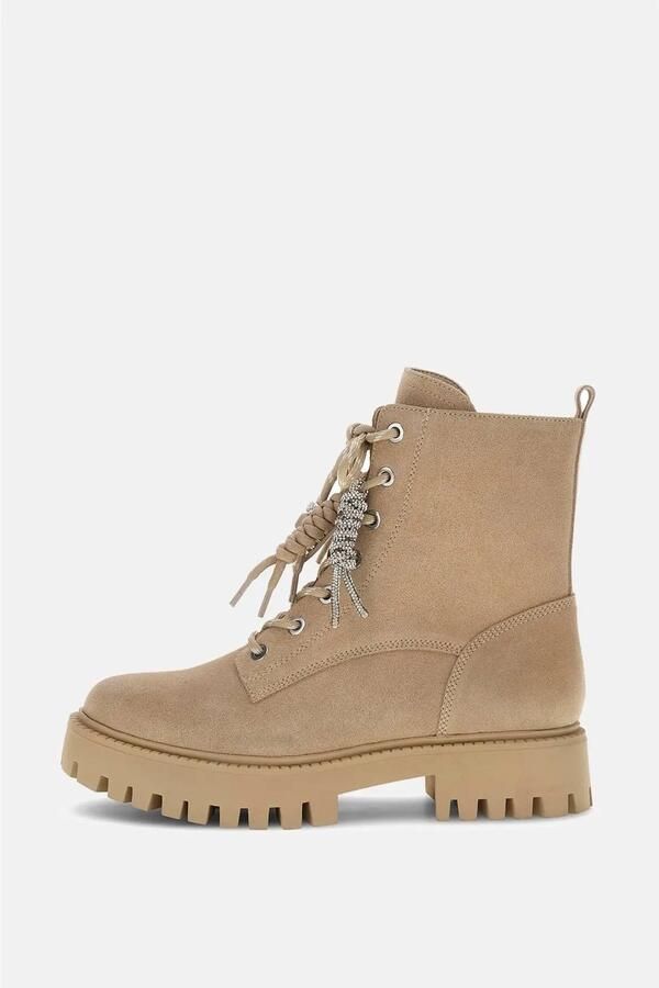 GUESS Veterlaarsjes 'Fizzle' beige
