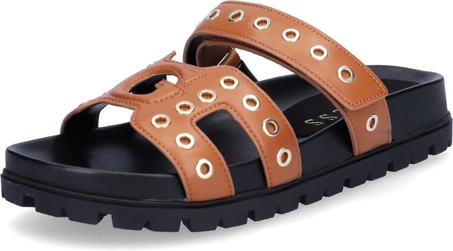GUESS damesmuiltjes Fashie bruin