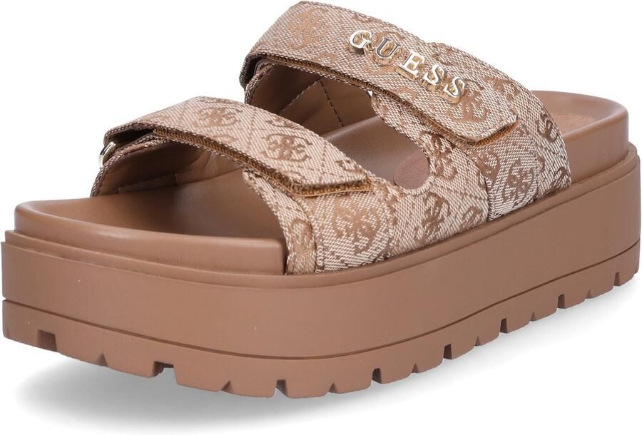 GUESS damesmuiltjes Faxon2 beige bruin