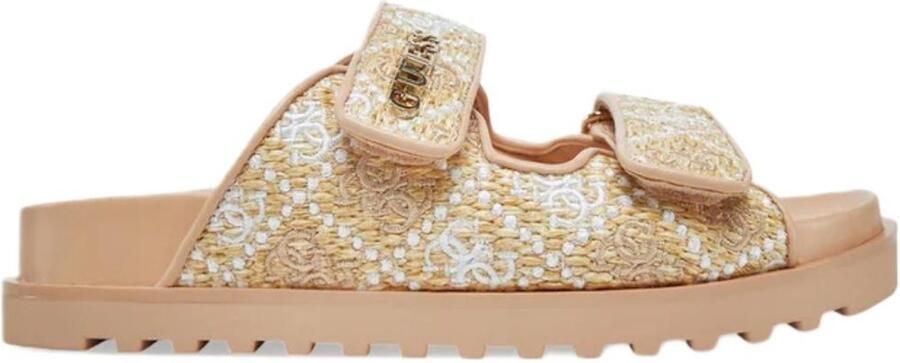 GUESS Damesslippers FLJFZZFAB19-CREAM Elegant Beige