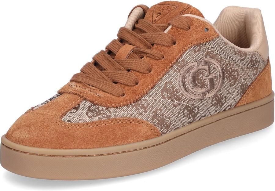 GUESS Jacek Sneakers Laag Cognac