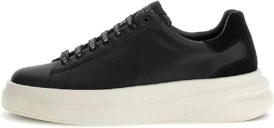 Guess Zwarte sportiee synthetische sneakers oor heren Black