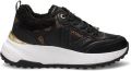 Guess Facter Hardloopschoenen Van Imitatieleer - Zwart