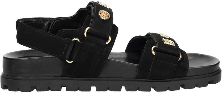 GUESS Sandalen met riem 'FLORIZI' goud zwart