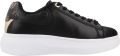Guess Fireup Sneakers Van Echt Leer - Zwart