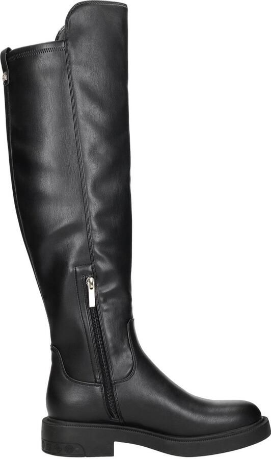 Guess Overkneelaarzen in leerlook model 'Fyza'
