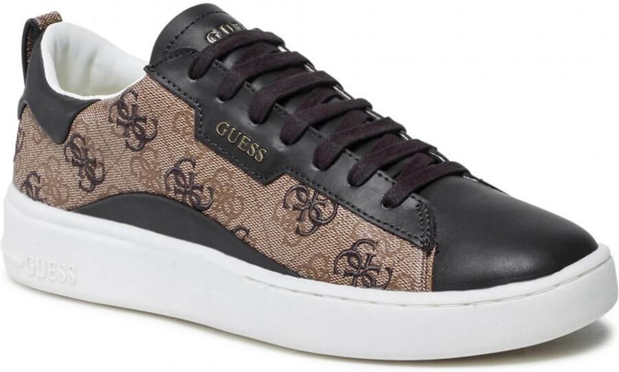 GUESS herensneakers Verona bruin beige