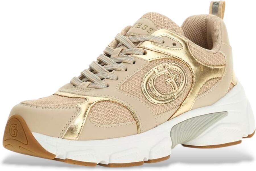 Guess Sneakers met contrastgarnering en logostitching model 'IBITHA'