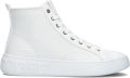 GUESS -- Invyte Hoge sneakers Leren Sneaker Dames Wit - Wit