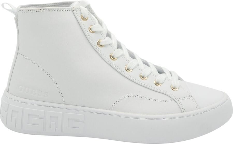 GUESS -- Invyte Hoge sneakers Leren Sneaker Dames Wit - Foto 11