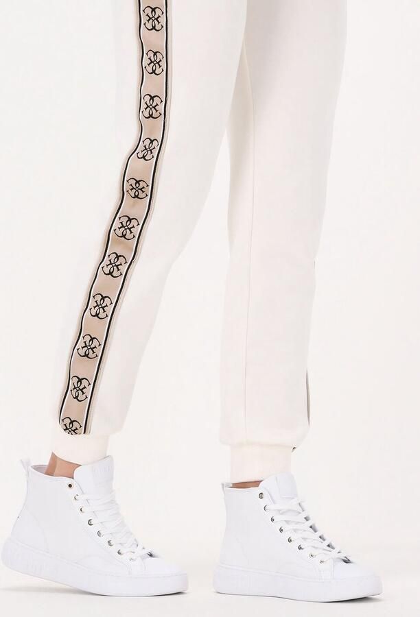 GUESS -- Invyte Hoge sneakers Leren Sneaker Dames Wit - Foto 8