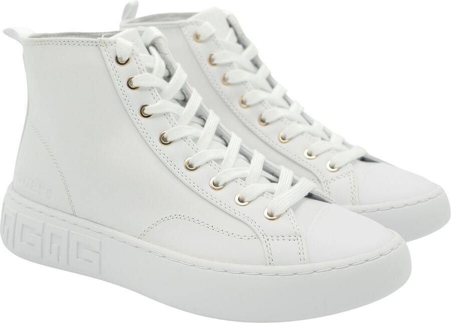 GUESS -- Invyte Hoge sneakers Leren Sneaker Dames Wit - Foto 6
