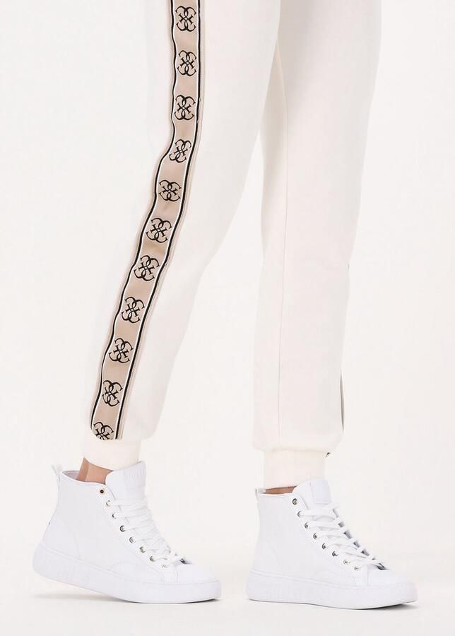 GUESS -- Invyte Hoge sneakers Leren Sneaker Dames Wit - Foto 7
