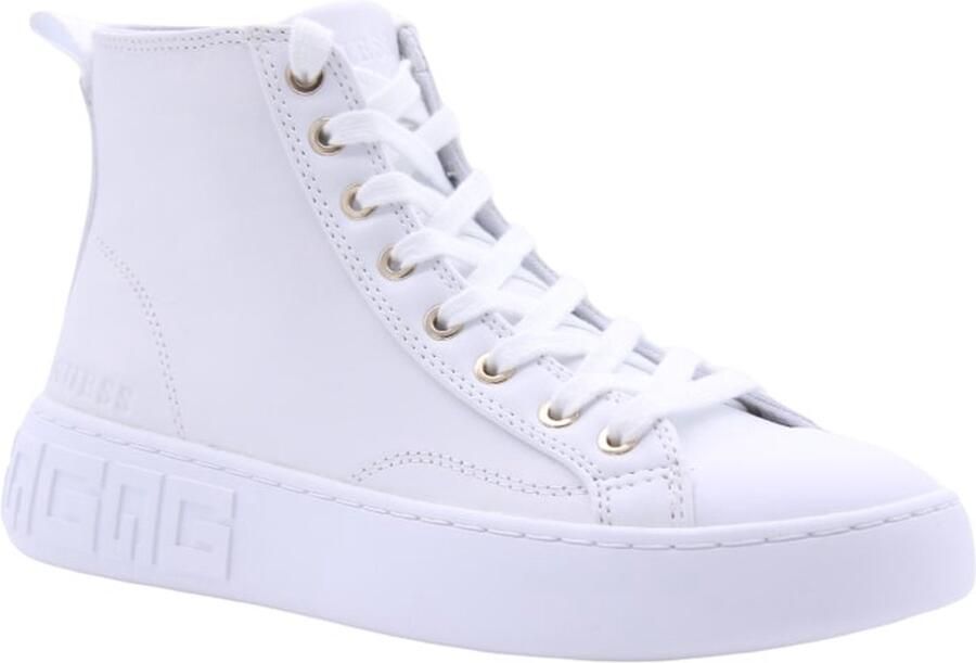 GUESS -- Invyte Hoge sneakers Leren Sneaker Dames Wit - Foto 9