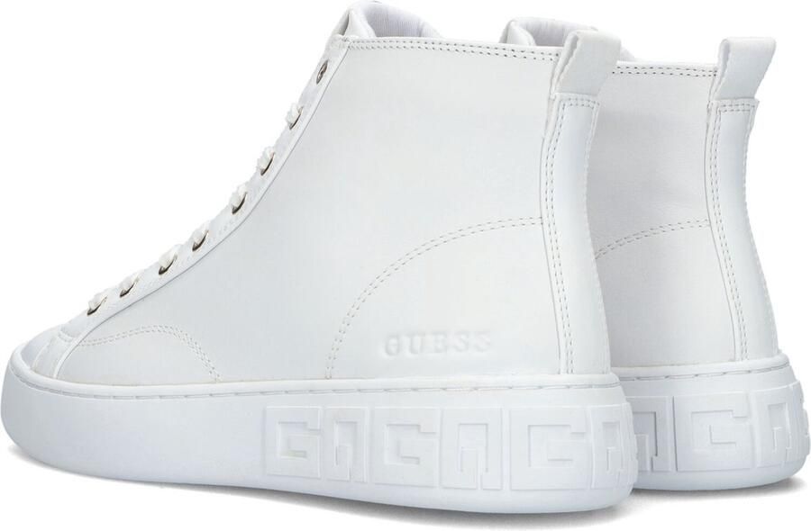 GUESS -- Invyte Hoge sneakers Leren Sneaker Dames Wit - Foto 10