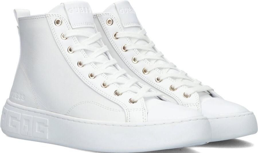 GUESS -- Invyte Hoge sneakers Leren Sneaker Dames Wit - Foto 15