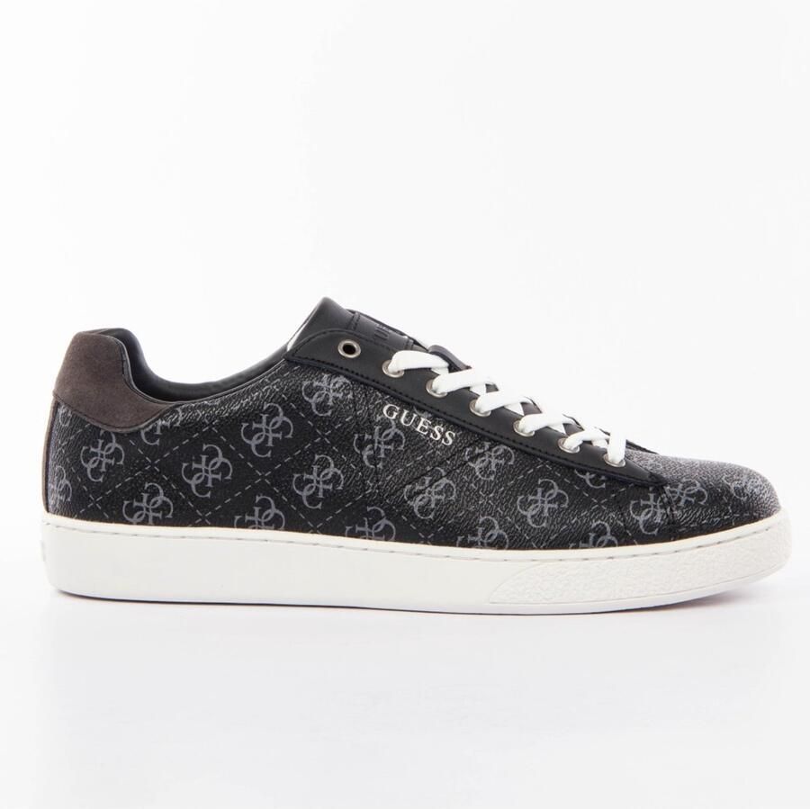 Guess Zwarte Logo 4G Lage Sneakers