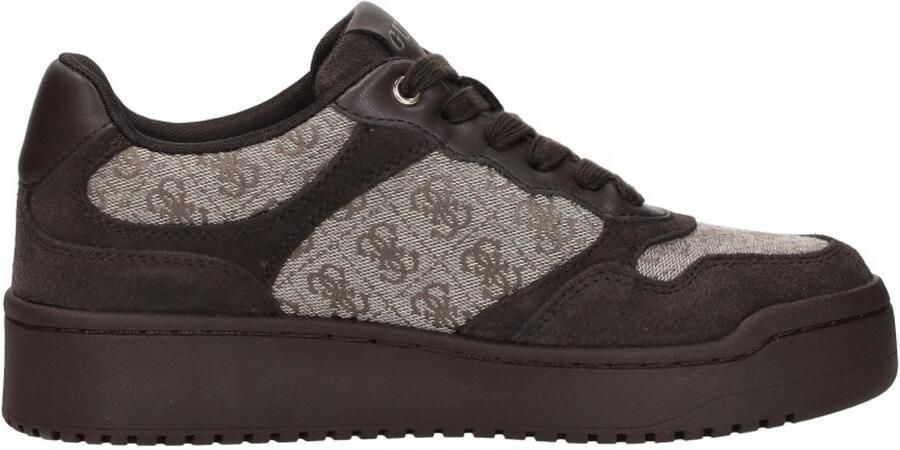 GUESS Miram 16 Sneakers Laag donkerbruin - Foto 2