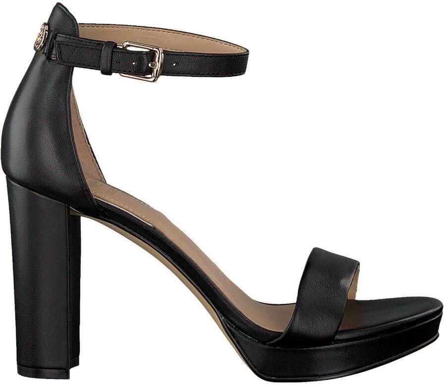GUESS Omere Sandalo (Sandal) Leather Dames Sandals Zwart